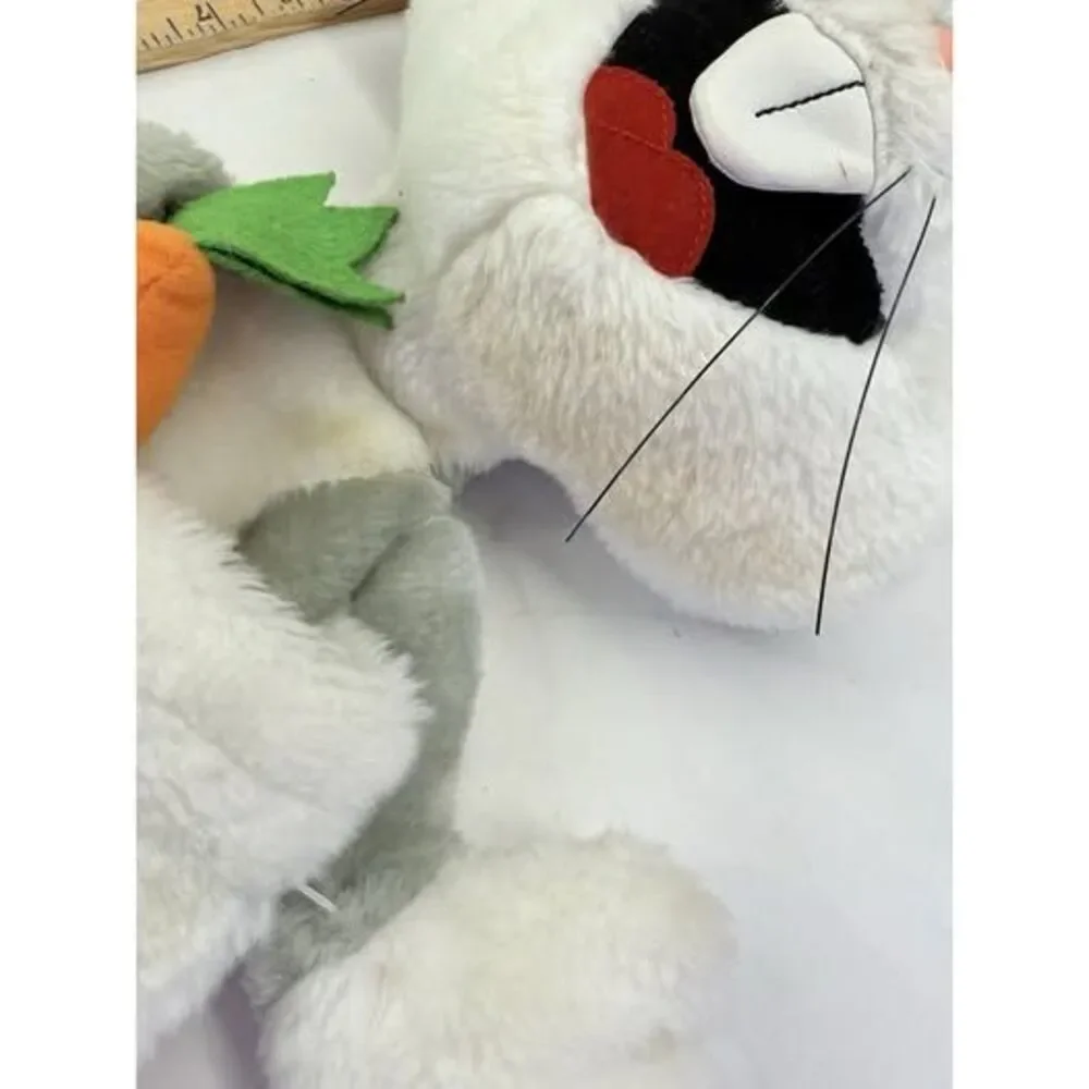 Vintage 1990 Bugs Bunny Plush Christmas stocking Smoke Free Home